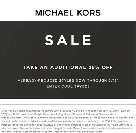 michael kors voucher codes|Michael Kors coupon codes 2024.